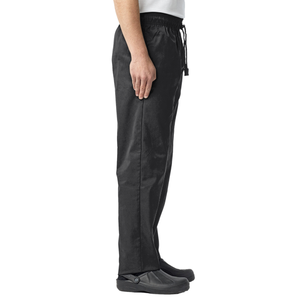 Artisan Collection by Reprime Unisex Chef's Select Slim Leg Pant, Black, Right Side view