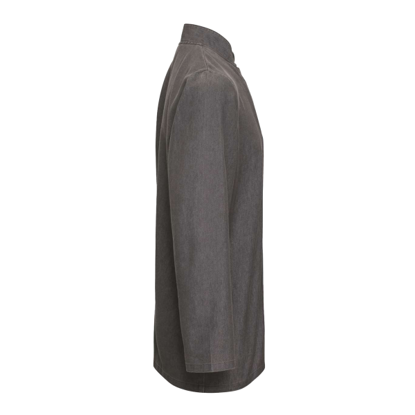 Artisan Collection by Reprime Unisex Denim Chef's Jacket, Grey Denim, Right Sleeve view