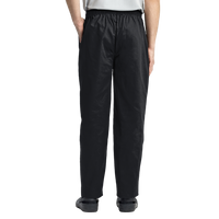 Artisan Collection by Reprime Unisex Essential Chef Pants, Black, Back view