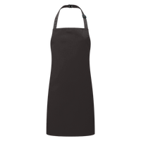 Artisan Collection by Reprime Youth Recycled Apron, Black, Front view