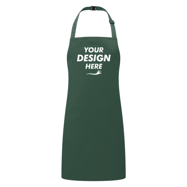 Artisan Collection by Reprime Youth Recycled Apron, Bottle, Front view, Mockup