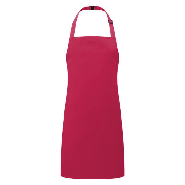 Artisan Collection by Reprime Youth Recycled Apron, Hot Pink, Front view