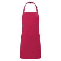 Artisan Collection by Reprime Youth Recycled Apron, Hot Pink, Front view
