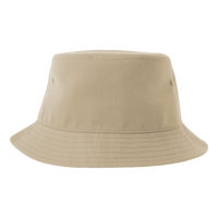 Atlantis Headwear Sustainable Bucket Hat, Khaki, Back view