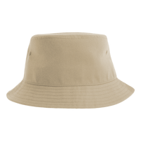 Atlantis Headwear Sustainable Bucket Hat, Khaki, Front view