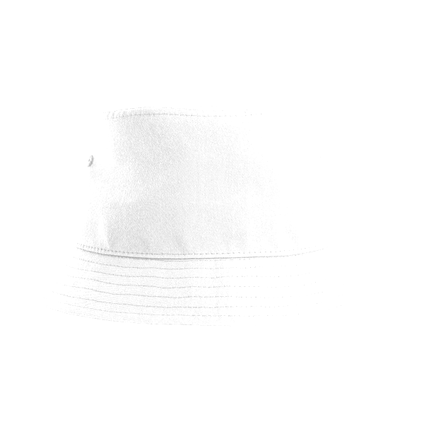 Atlantis Headwear Sustainable Bucket Hat, White, Front view