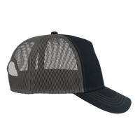 Atlantis Headwear Sustainable Canvas Cap, Navy / Dark Grey / Dark Grey, Right Side view