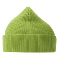 Atlantis Headwear Sustainable Cuffed Beanie, Leaf Green, Right Side view