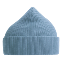 Atlantis Headwear Sustainable Cuffed Beanie, Light Avio Blue, Left Side view