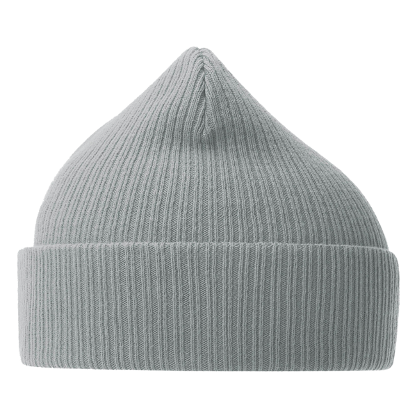 Atlantis Headwear Sustainable Cuffed Beanie, Light Grey, Right Side view