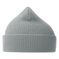 Atlantis Headwear Sustainable Cuffed Beanie, Light Grey, Right Side view