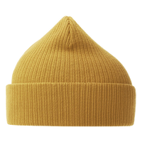 Atlantis Headwear Sustainable Cuffed Beanie, Mustard Yellow, Right Side view