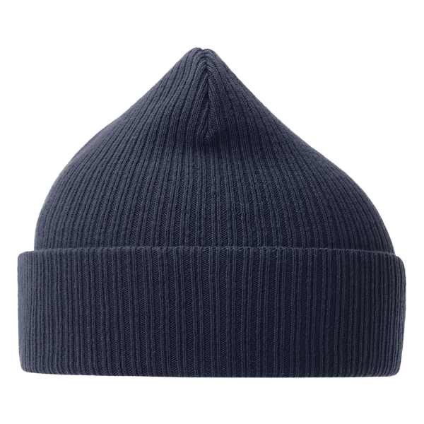 Atlantis Headwear Sustainable Cuffed Beanie, Navy, Right Side view