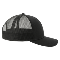 Atlantis Headwear Sustainable Trucker Cap, Black / Black, Right Side view