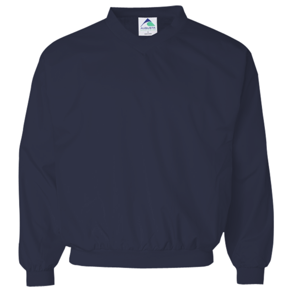Augusta Sportswear Unisex Micro Poly Windshirt, Navy, Front view