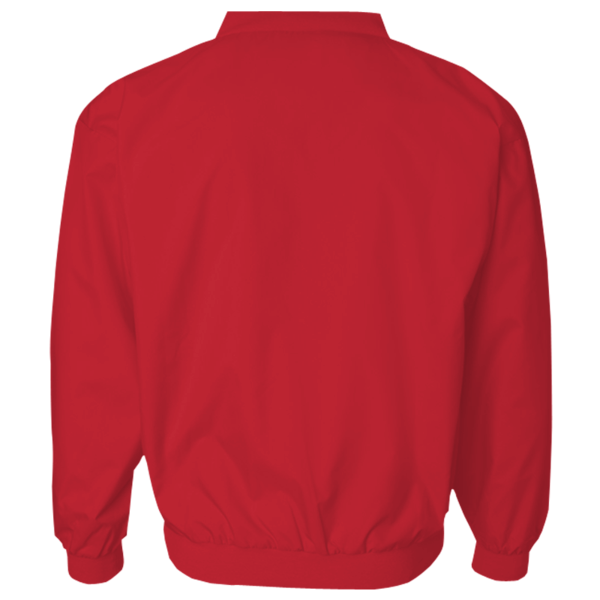 Augusta Sportswear Unisex Micro Poly Windshirt, Red, Back view