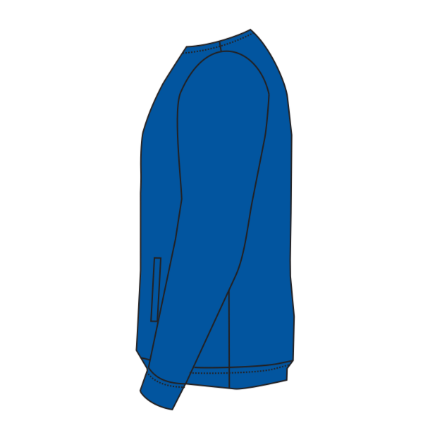 Augusta Sportswear Unisex Micro Poly Windshirt, Royal, Left Sleeve (Long) view