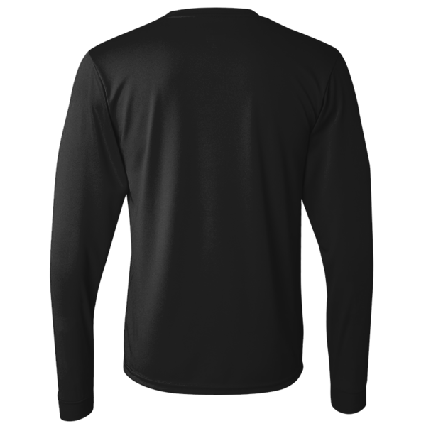 Augusta Sportswear Unisex Nexgen Performance Long Sleeve T-Shirt, Black, Back view