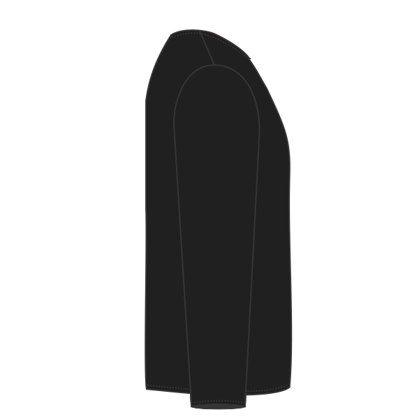 Augusta Sportswear Unisex Nexgen Performance Long Sleeve T-Shirt, Black, Right Sleeve (Long) view
