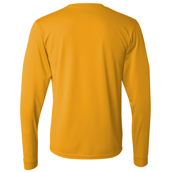 Augusta Sportswear Unisex Nexgen Performance Long Sleeve T-Shirt, Gold, Back view