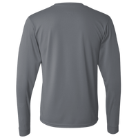 Augusta Sportswear Unisex Nexgen Performance Long Sleeve T-Shirt, Graphite, Back view