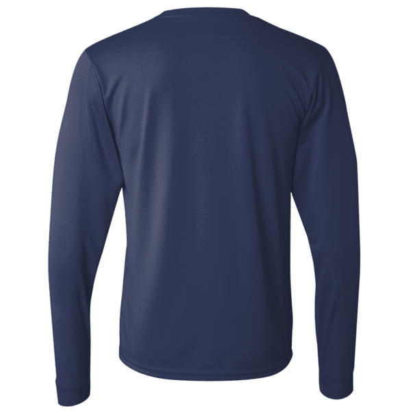 Augusta Sportswear Unisex Nexgen Performance Long Sleeve T-Shirt, Navy, Back view