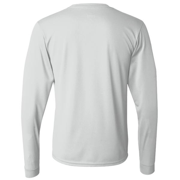 Augusta Sportswear Unisex Nexgen Performance Long Sleeve T-Shirt, Silver, Back view