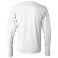 Augusta Sportswear Unisex Nexgen Performance Long Sleeve T-Shirt, White, Back view