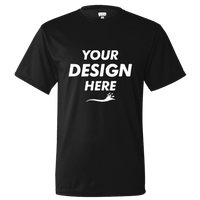 Augusta Sportswear Unisex Nexgen Performance T-Shirt, Black, Front view, Mockup