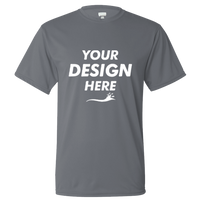 Augusta Sportswear Unisex Nexgen Performance T-Shirt, Graphite, Front view, Mockup