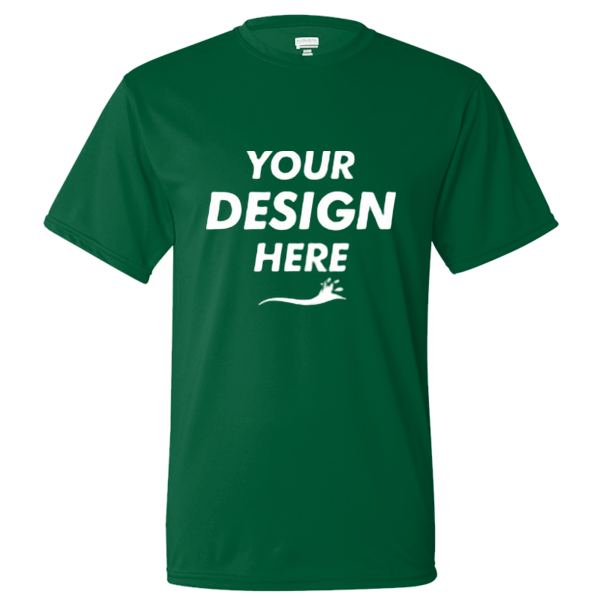 Augusta Sportswear Unisex Nexgen Performance T-Shirt, Kelly, Front view, Mockup