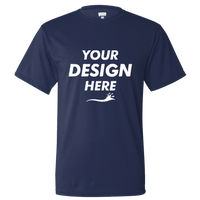 Augusta Sportswear Unisex Nexgen Performance T-Shirt, Navy, Front view, Mockup