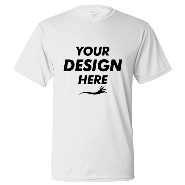 Augusta Sportswear Unisex Nexgen Performance T-Shirt, White, Front view, Mockup