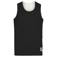 Augusta Sportswear Unisex Reversible Wicking Tank Top, Black / White, Front view