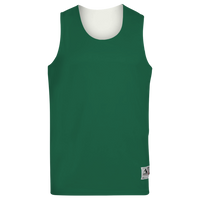 Augusta Sportswear Unisex Reversible Wicking Tank Top, Dark Green / White, Front view