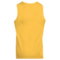 Augusta Sportswear Unisex Reversible Wicking Tank Top, Gold / White, Back view