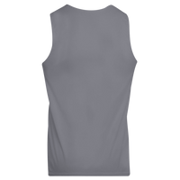 Augusta Sportswear Unisex Reversible Wicking Tank Top, Graphite / White, Back view