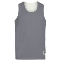 Augusta Sportswear Unisex Reversible Wicking Tank Top, Graphite / White, Front view