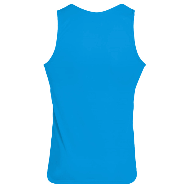 Augusta Sportswear Unisex Training Tank Top, Power Blue, Back view