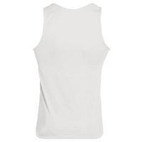 Augusta Sportswear Unisex Training Tank Top, White, Back view