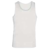 Augusta Sportswear Unisex Training Tank Top, White, Front view