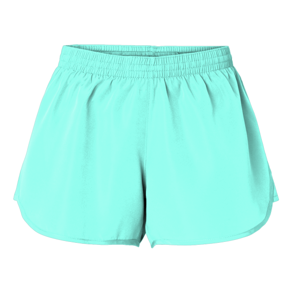 Augusta Sportswear Women's Wayfarer Shorts, Aqua, Front view