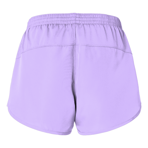 Augusta Sportswear Women's Wayfarer Shorts, Light Lavender, Back view