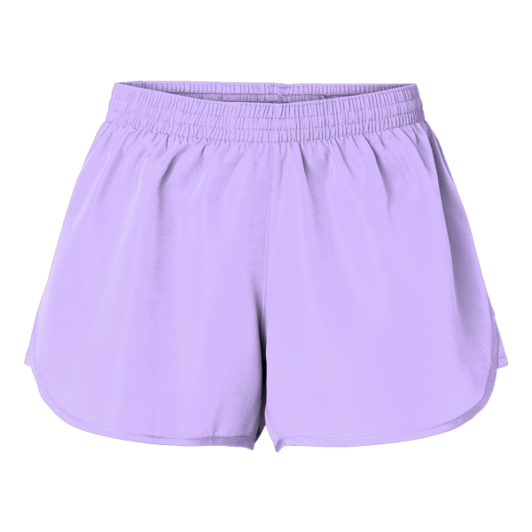 Augusta Sportswear Women's Wayfarer Shorts, Light Lavender, Front view