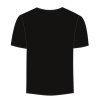 Augusta Sportswear Youth Attain Two-Button Jersey, Black, Back view