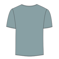 Augusta Sportswear Youth Attain Two-Button Jersey, Blue Grey, Back view