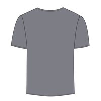 Augusta Sportswear Youth Attain Two-Button Jersey, Graphite, Back view
