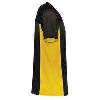 Augusta Sportswear Youth Reversible Flag Football Jersey, Black / Gold, Right Sleeve view