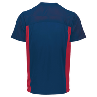 Augusta Sportswear Youth Reversible Flag Football Jersey, Navy / Scarlet, Back view