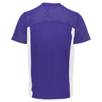 Augusta Sportswear Youth Reversible Flag Football Jersey, Purple / White, Back view